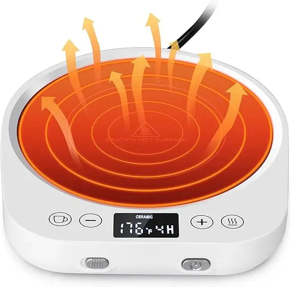 Digitale mokverwarmer met LED-display