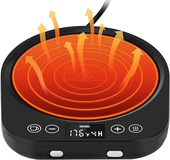 Digitale mokverwarmer met LED-display