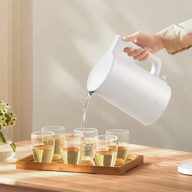 Dubbelwandige RVS waterkoker 1,5 liter met losse voet