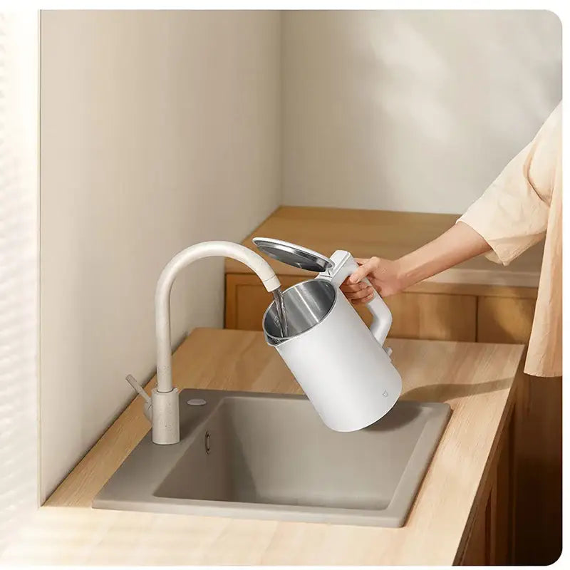 Dubbelwandige RVS waterkoker 1,5 liter met losse voet