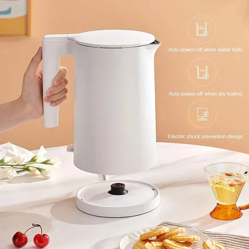 Dubbelwandige RVS waterkoker 1,7 liter