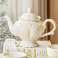 Elegante 1L Engelse porseleinen theepot