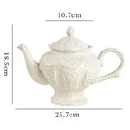 Elegante 1L Engelse porseleinen theepot