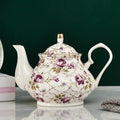 Engelse paarse porseleinen theepot 400ML