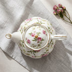 Engelse porseleinen theepot 400 ml met bloemenmotief
