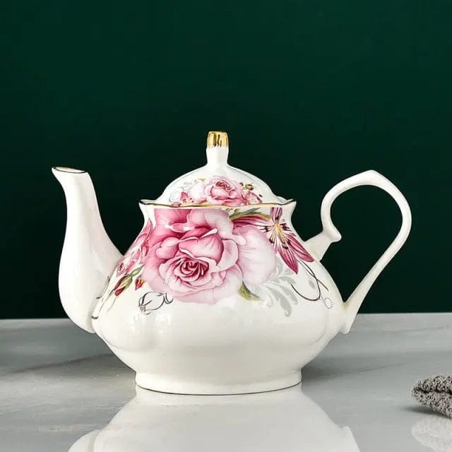 Engelse witte porseleinen theepot 400ML