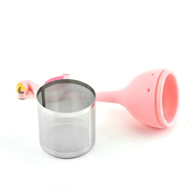 Flamingo Siliconen Thee-ei