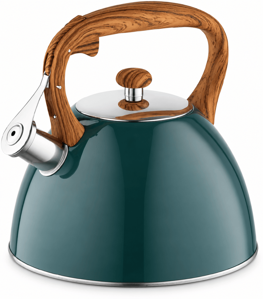 FLORINA FRANK fluitketel 2,5 liter – inductie, donkergroen