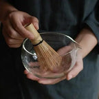 Glazen chawan theekom