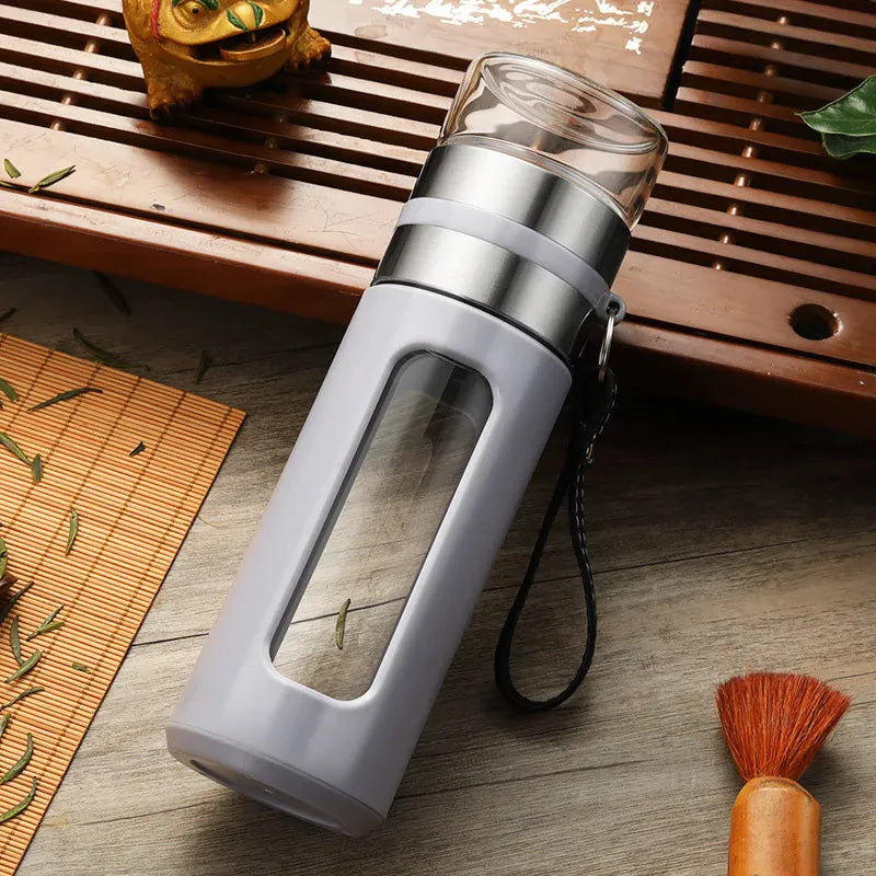Glazen theefles 500 ml met uitneembare infuser