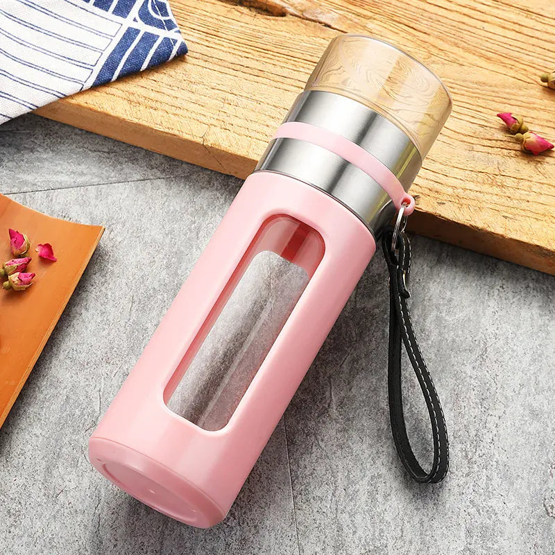 Glazen theefles 500 ml met uitneembare infuser