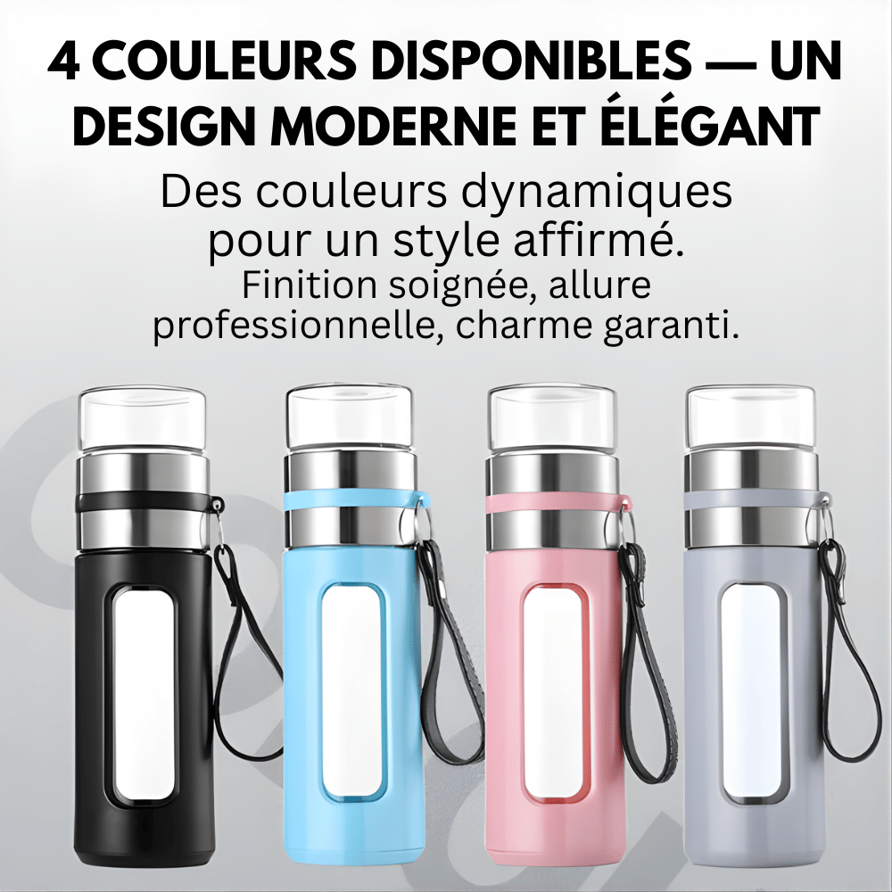 Glazen theefles 500 ml met uitneembare infuser