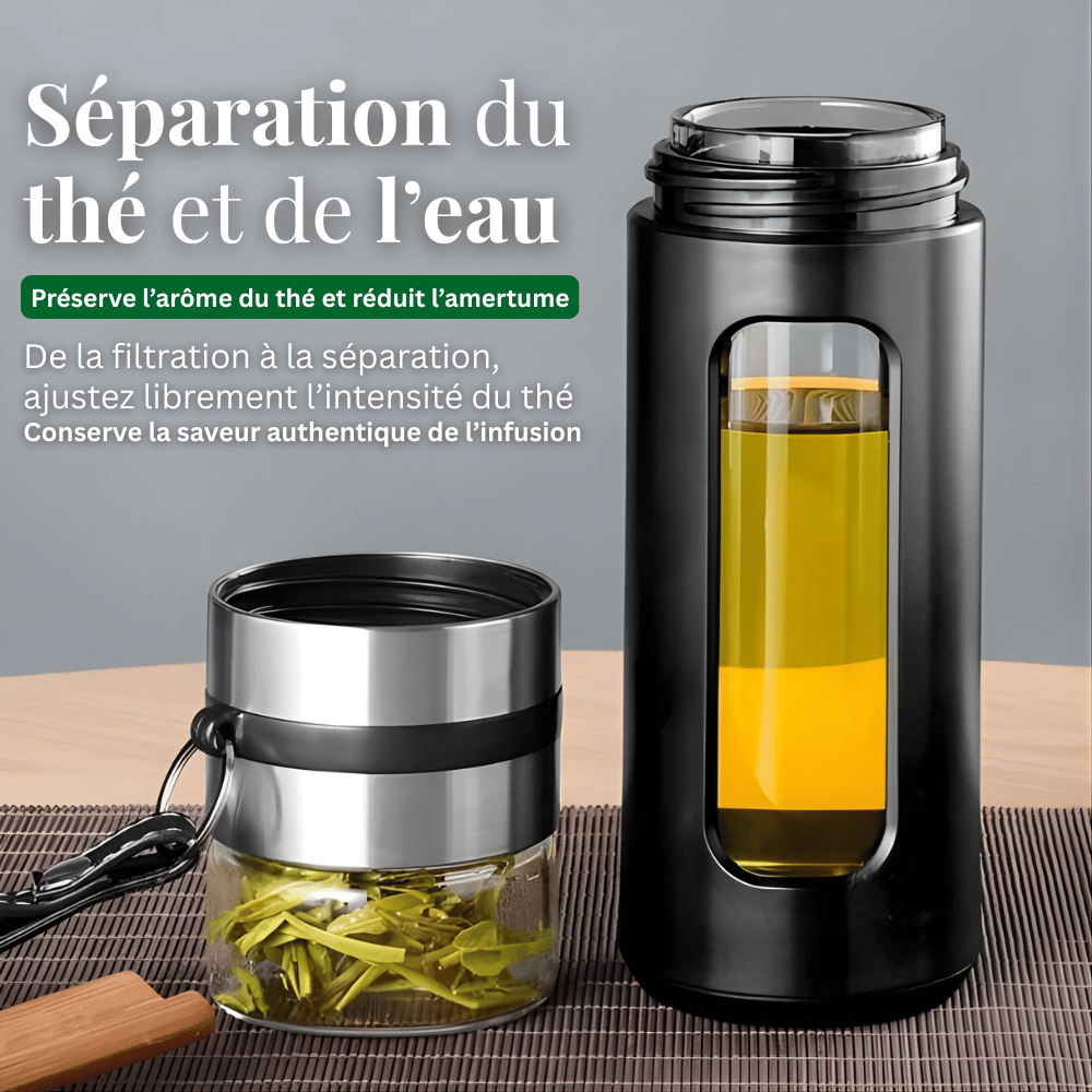 Glazen theefles 500 ml met uitneembare infuser
