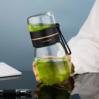 Glazen theefles met infuser – mini