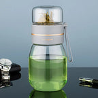 Glazen theefles met infuser – mini