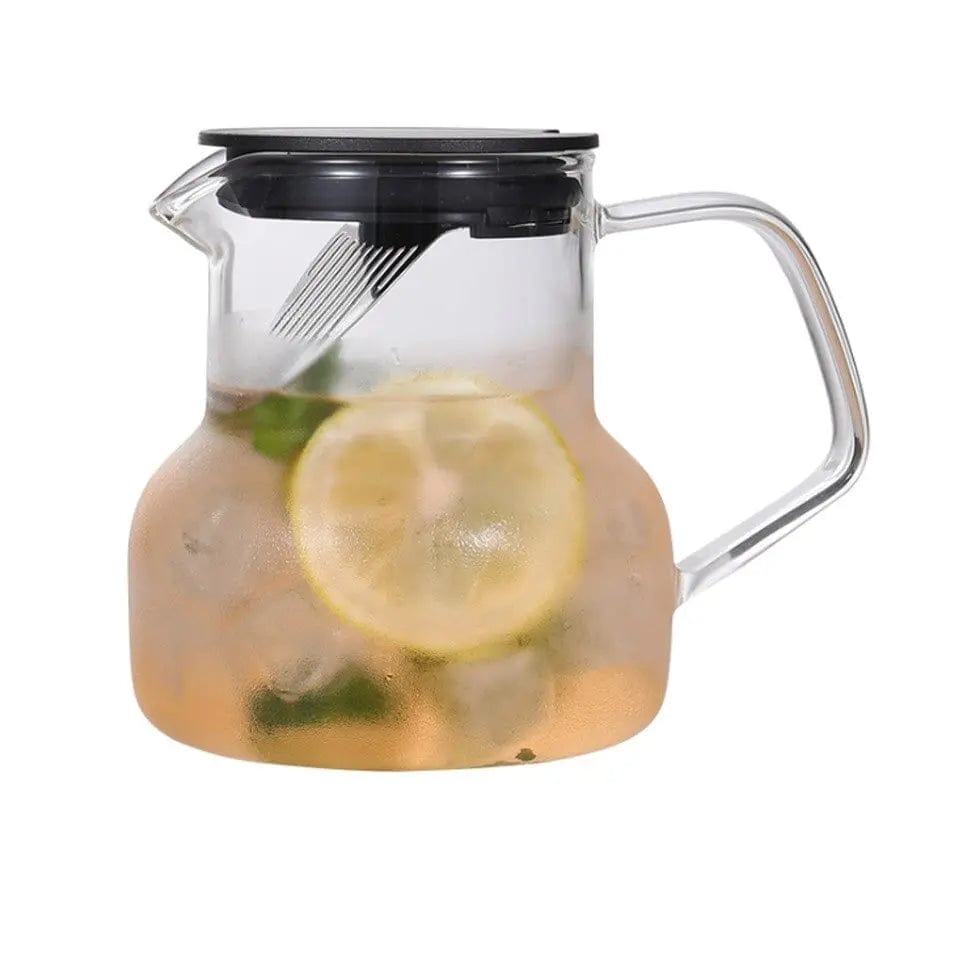 Glazen theepot met filter 1L