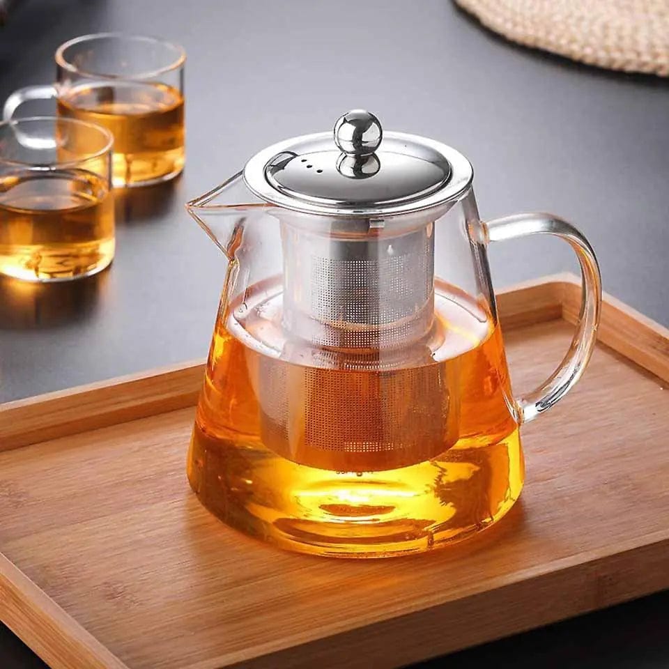 Glazen theepot met infuser 450ML - 1.3L