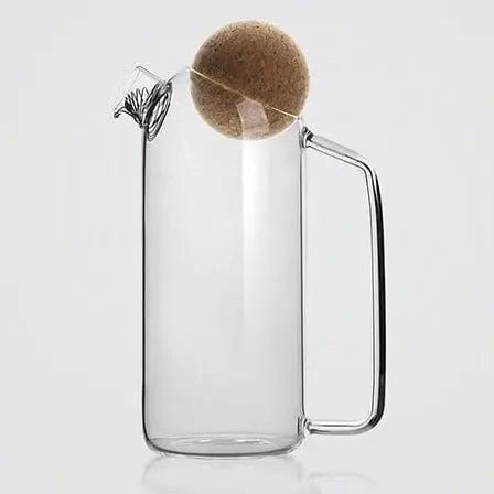 Glazen theepot met kurkmotief 250ML - 750ML