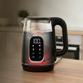Glazen waterkoker 1,7 liter met draaibare voet