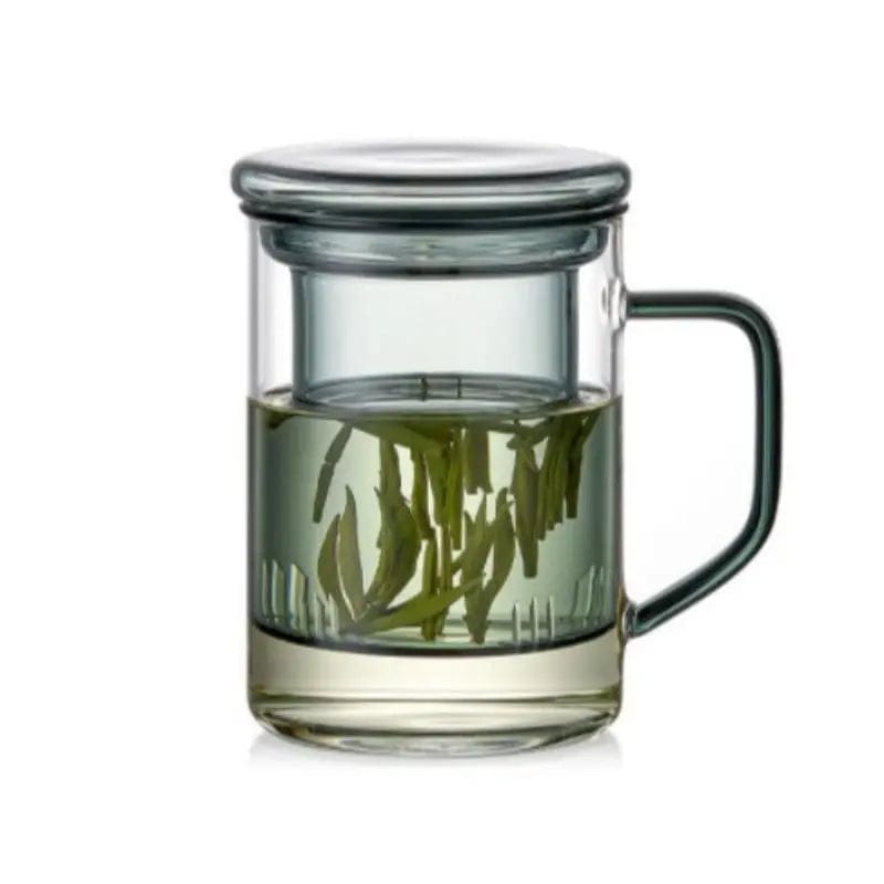 Grote glazen theemok met infuser 400ml