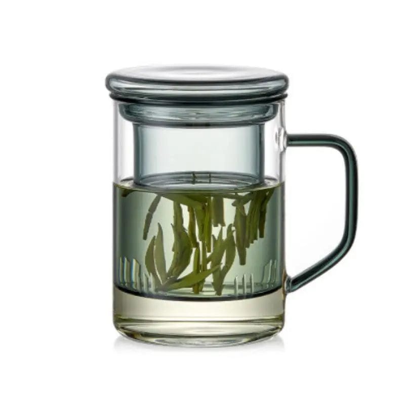 Grote glazen theemok met infuser 400ml