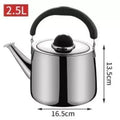 Grote RVS fluitketel 2,5–7L