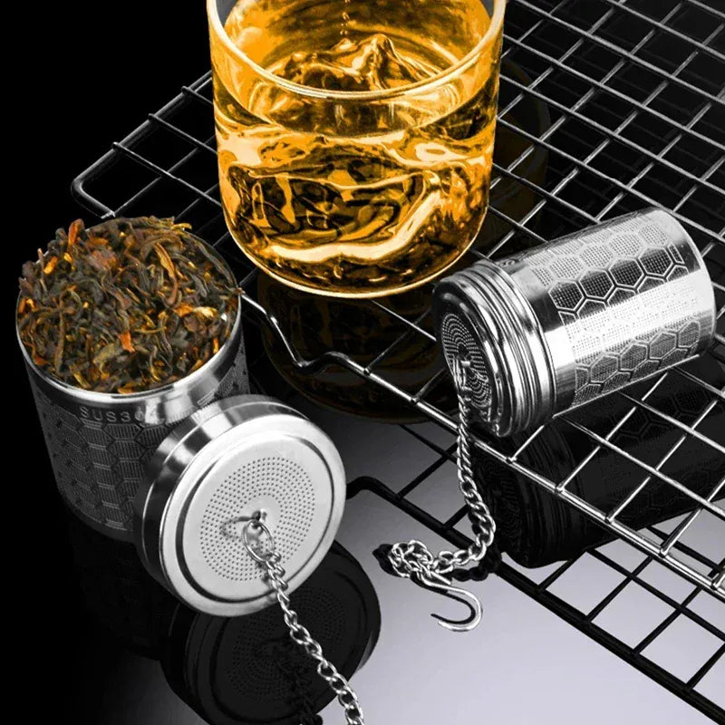 Grote RVS thee-infuser