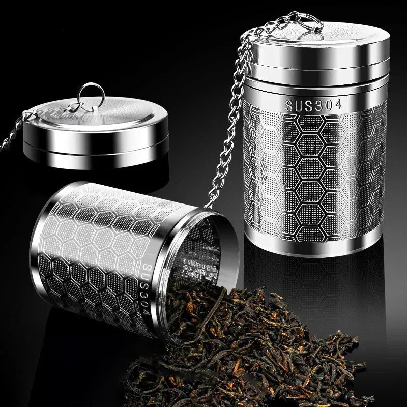 Grote RVS thee-infuser