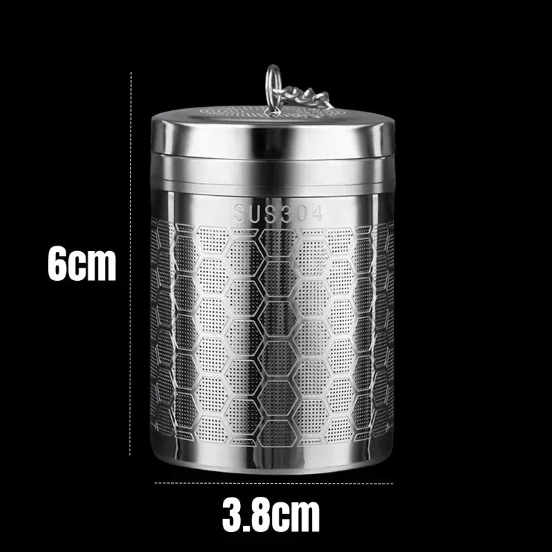 Grote RVS thee-infuser