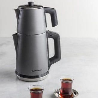Grundig elektrische Turkse theepot 0,7 en 1,7 liter