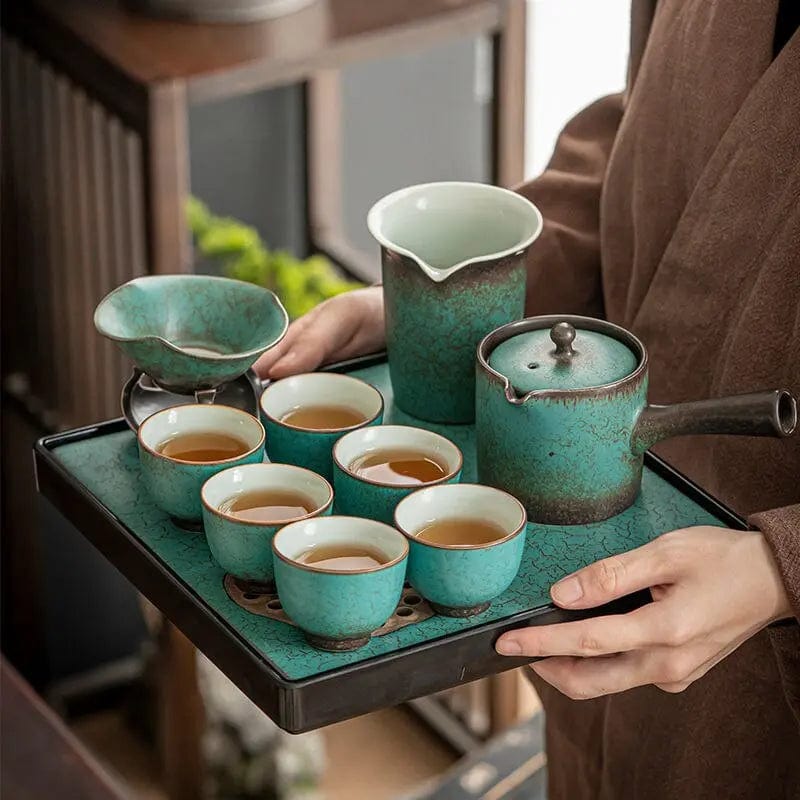 Hoogwaardige Japanse keramische theeset