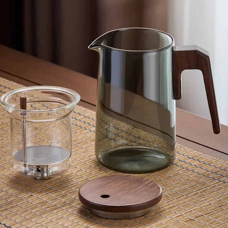 Hoogwaardige Scandinavische glazen theepot 550ml - 750ml