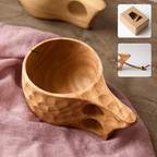 Houten kuksa theekop