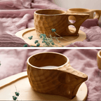 Houten kuksa theekop