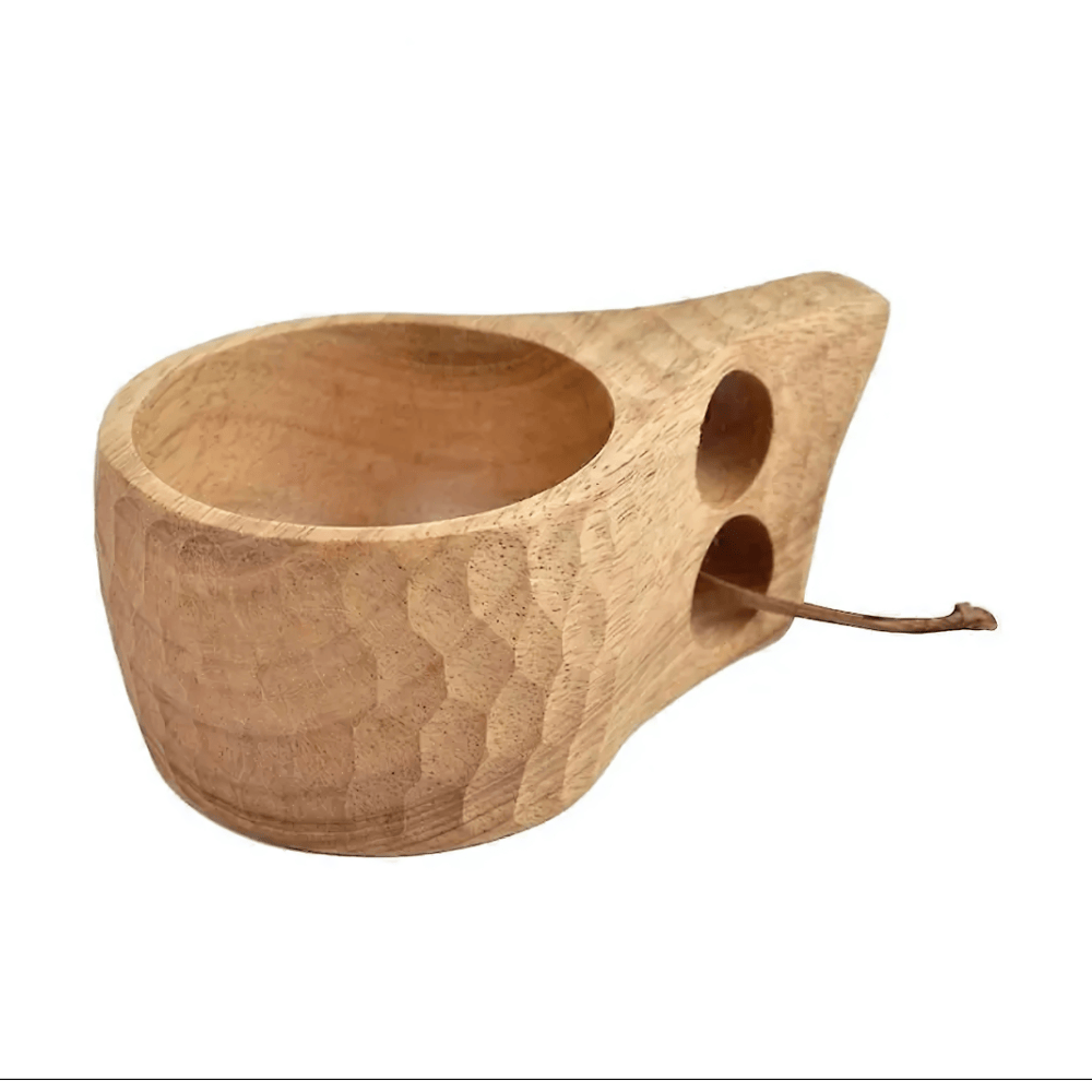Houten kuksa theekop