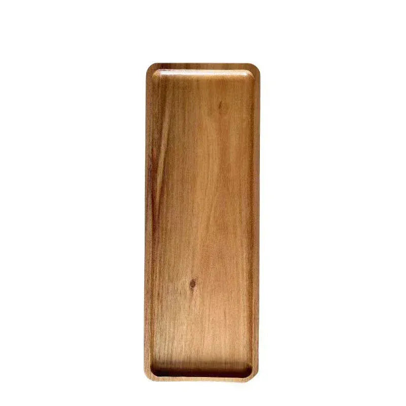 Houten theedienblad