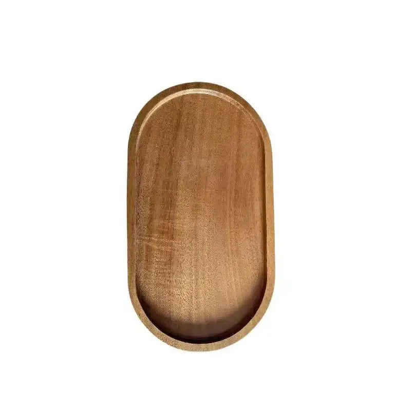 Houten theedienblad