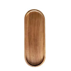 Houten theedienblad
