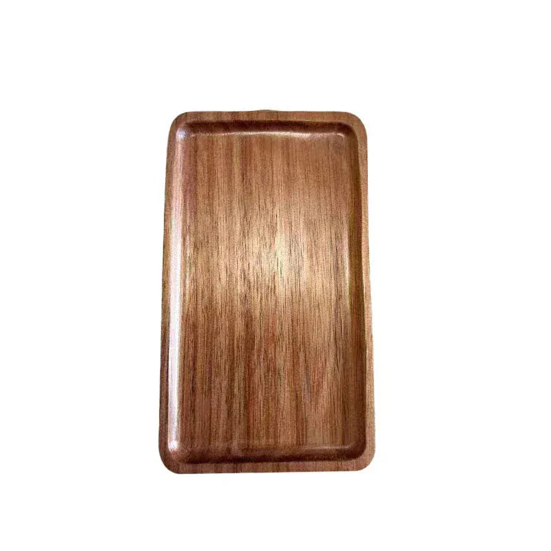 Houten theedienblad