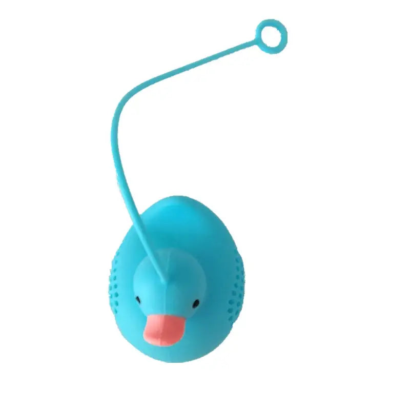 Siliconen thee-infuser in gele eendvorm – afbeelding 6