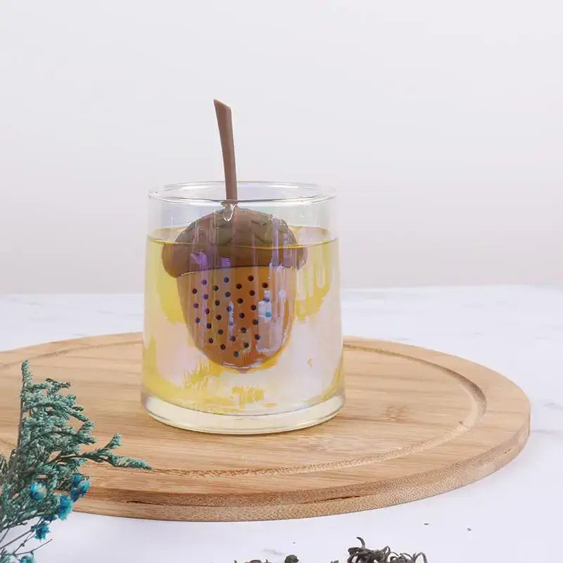 Siliconen thee-infuser in eikelvorm – 29 g – afbeelding 6
