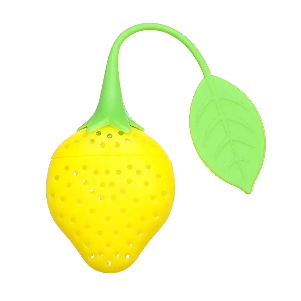 Siliconen thee-infuser in aardbeivorm – afbeelding 7