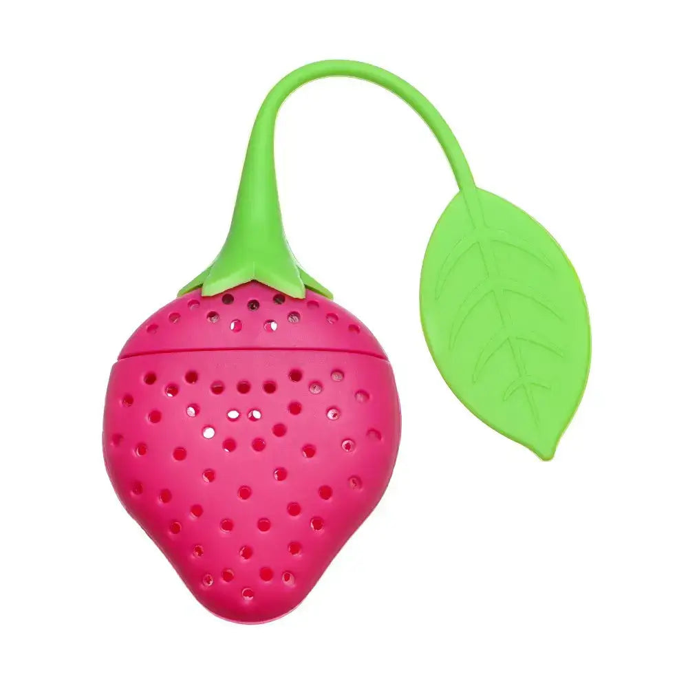 Siliconen thee-infuser in aardbeivorm – afbeelding 6