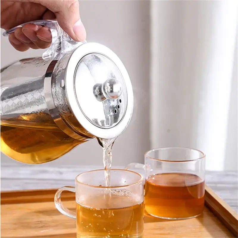 RVS theefilter met deksel voor kop of theepot – afbeelding 10