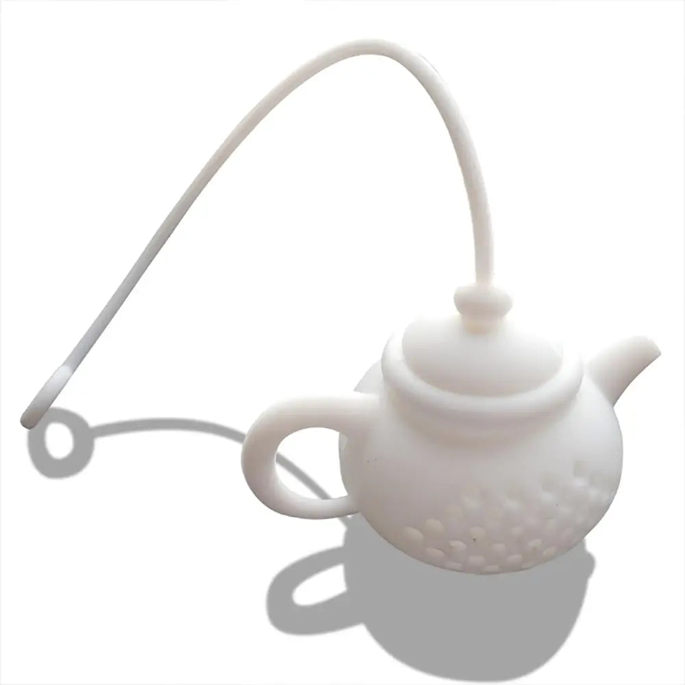 Siliconen thee-infuser in theepotvorm met koord – afbeelding 13