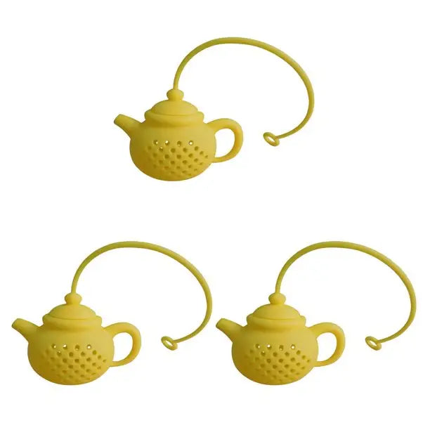 Siliconen thee-infuser in theepotvorm met koord – afbeelding 15