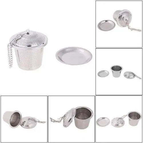 RVS thee-infuser in wierookvatvorm