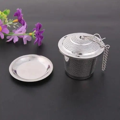 RVS thee-infuser in wierookvatvorm – afbeelding 1