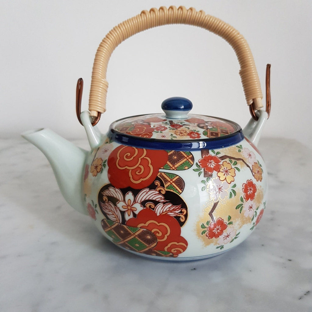 Japans porseleinen theeservies met theepot van 550 ml