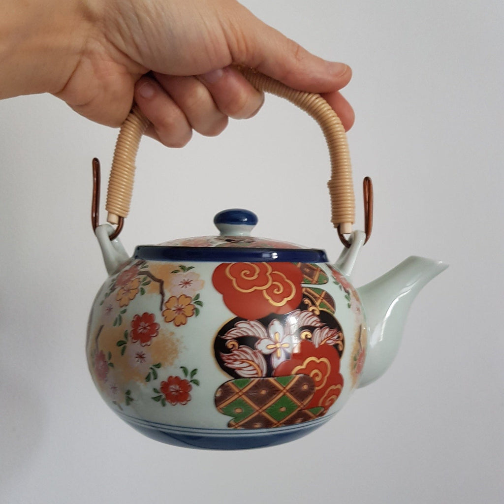 Japans porseleinen theeservies met theepot van 550 ml